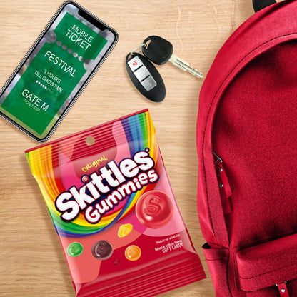 SKITTLES Original Gummy Candy, 5.8 Oz Case of 12