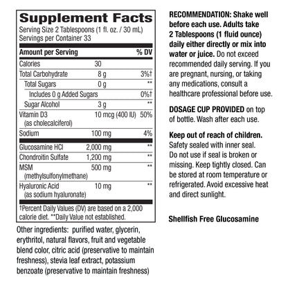 Nature'S Way Joint Movement Glucosamine Extra Strength, 33.8 Fluid Ounces