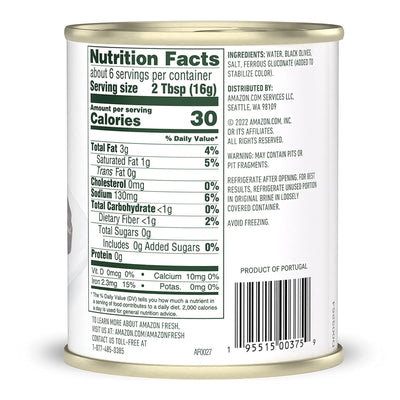 , Sliced Black Ripe Olives, 3.8 Oz