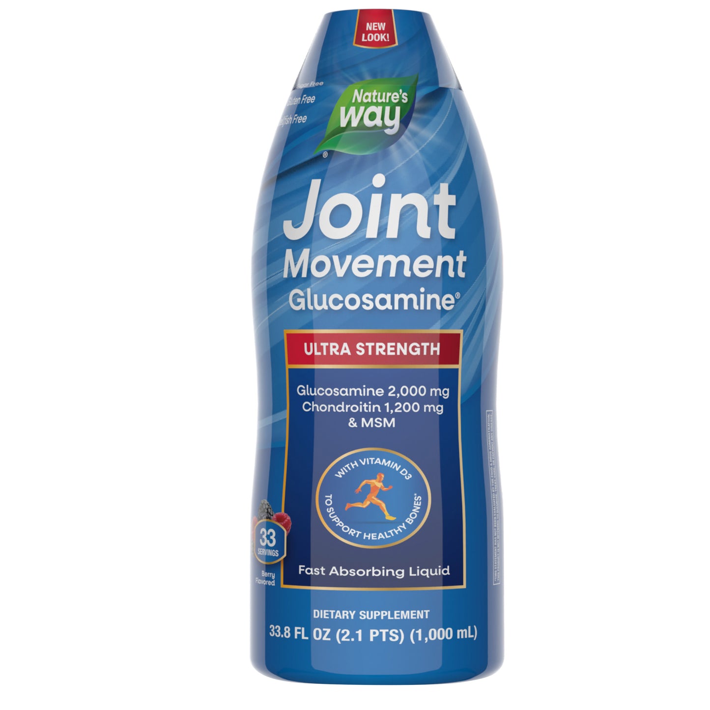Nature'S Way Joint Movement Glucosamine Extra Strength, 33.8 Fluid Ounces