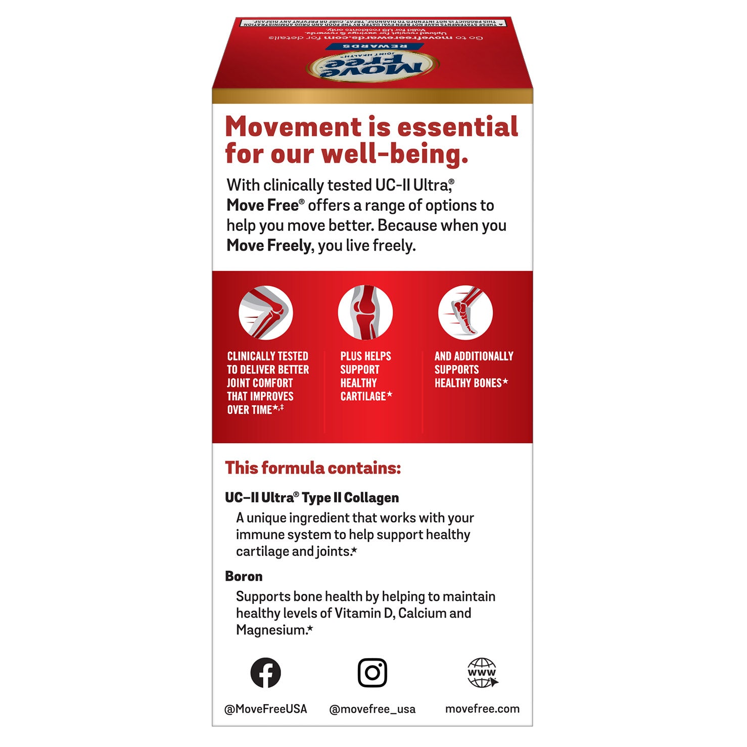 Schiff Move Free Ultra Triple Action Joint Supplement, 75 Tablets