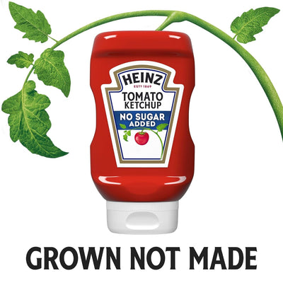 Heinz Tomato Ketchup with No Sugar Added (13 Oz Bottle)