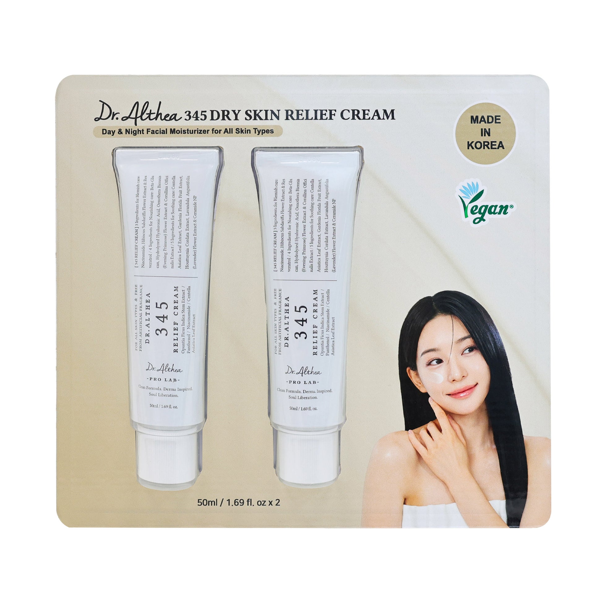 Dr. Althea 345 Relief Cream, 1.69 Fl Oz, 2-Pack