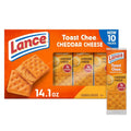 Lance Sandwich Crackers, Toastchee Cheddar, 10 Individually Wrapped Packs, 6 Sandwiches Each