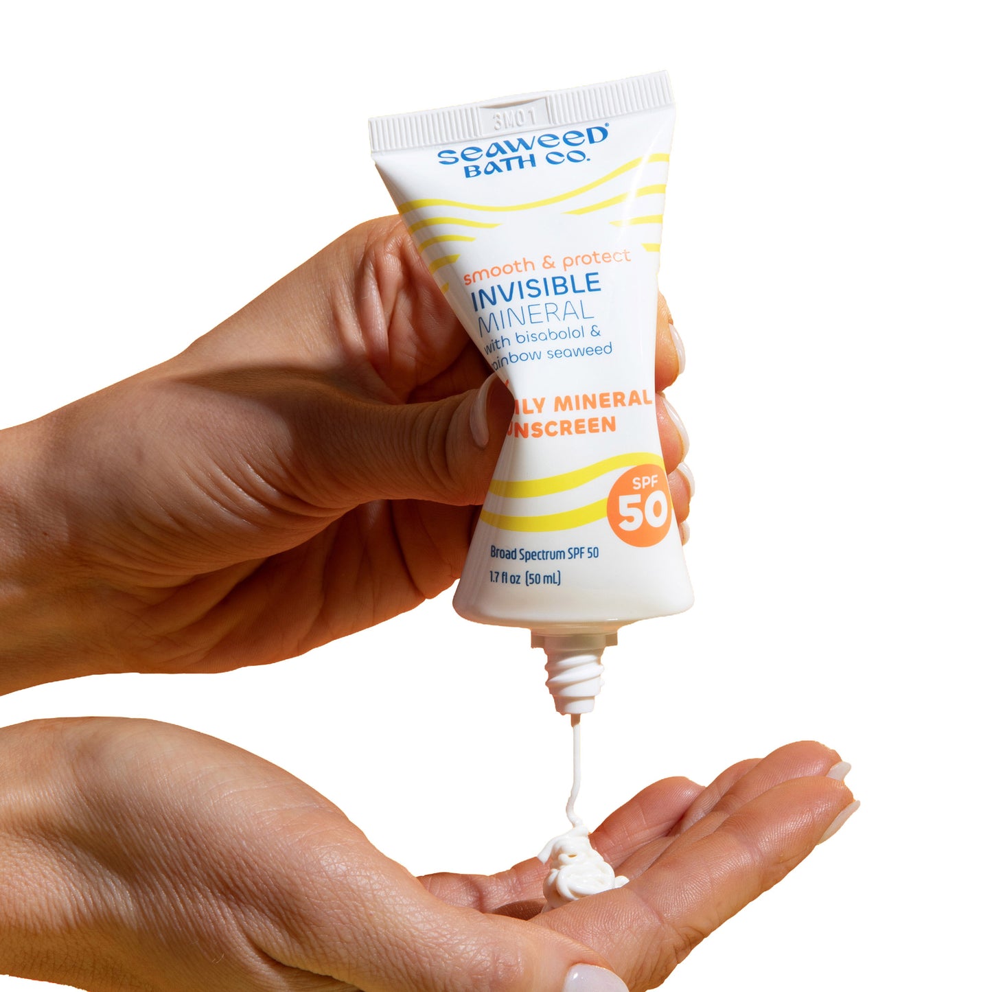 Seaweed Bath Co. Invisible Mineral Sunscreen, SPF 50, 1.7 Fl Oz, 3-Pack