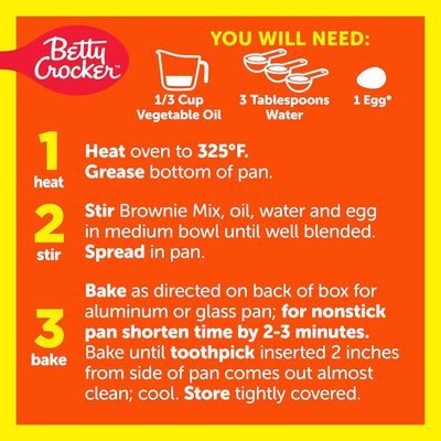 Betty Crocker REESE'S Brownie Mix with REESE’S Peanut Butter Chips, 16 Oz