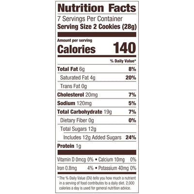Pepperidge Farm Farmhouse Thin & Crispy Toffee Milk Chocolate Cookies, 6.9 Ounce Bag