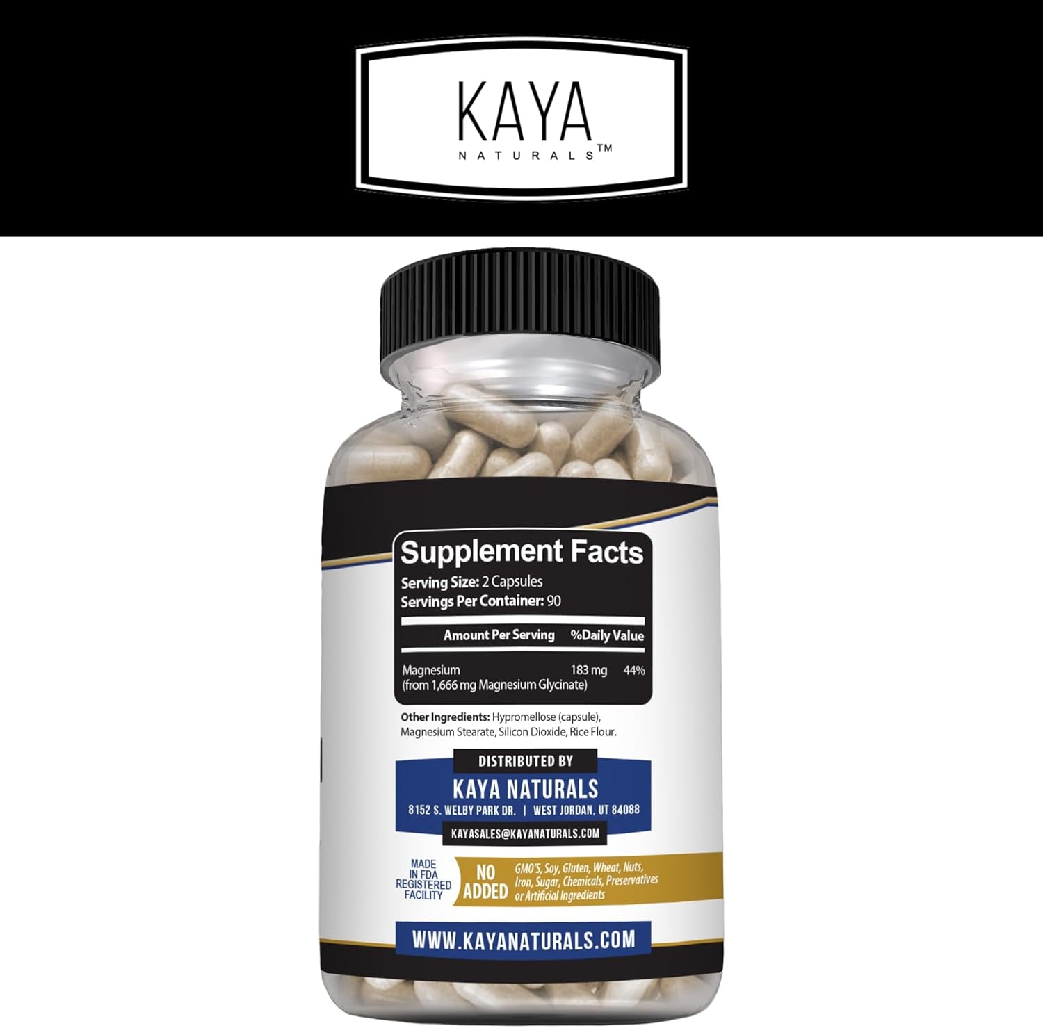 Naturals Cramp-A-Way Magnesium Glycinate 183Mg (180 Count (Pack of 1))