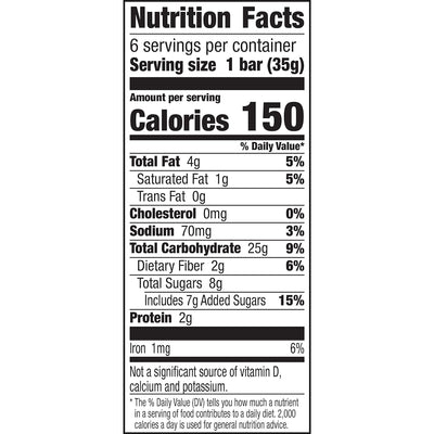 Nature Valley Fruit and Nut Granola Bars, Dark Chocolate Cherry, 6 Ct, 7.4 OZ