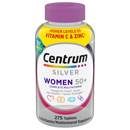 Centrum Silver Women'S 50+ Multivitamin, 275 Tablets
