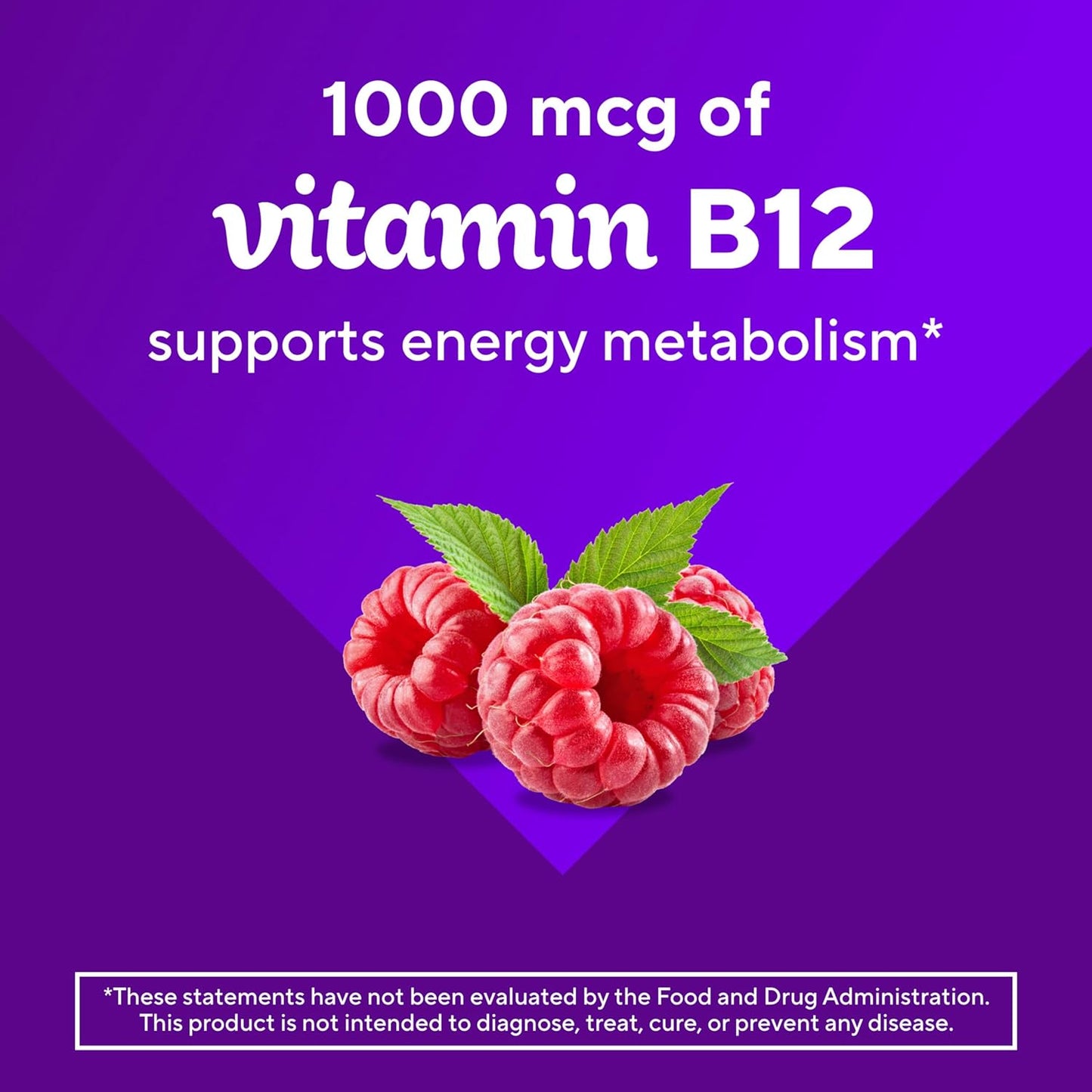 Vitafusion Vitamin B12 Gummy Vitamins for Energy Metabolism Support, Raspberry Flavored, America’S Number 1 Gummy Vitamin , 70 Day Supply, 140 Count