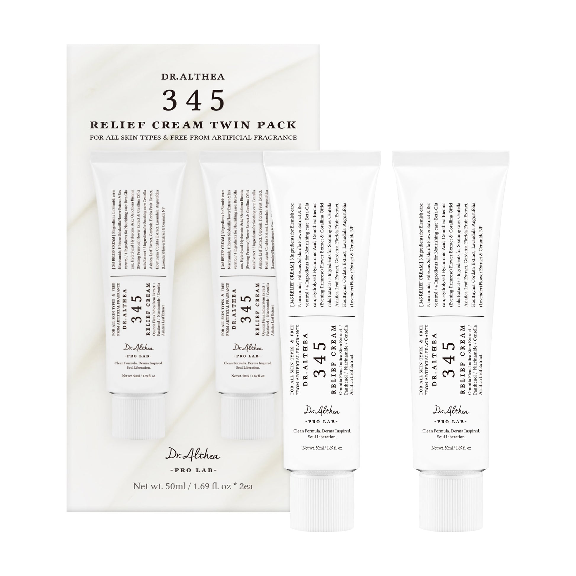 Dr. Althea 345 Relief Cream, 1.69 Fl Oz, 2-Pack