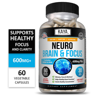 (2 Pack) Brain Health & Memory Booster, Focus Function, Think Clearly, Capsules