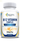 Complete B12 Complex- with Vitamin C & B Vitamins- Boost Energy & Healthy Heart