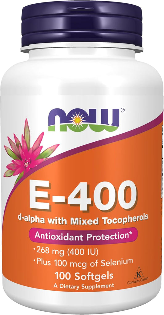 , Vitamin E-400 IU, Mixed Tocopherols, Antioxidant Protection*, 100 Softgels