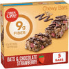 Fiber One Chewy Bars, Oats & Chocolate Strawberry Fiber Snacks, 5 Count, 7 Oz
