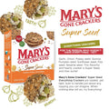 Mary'S Gone Crackers Super Seed Crackers, Organic Plant Based Protein, Gluten Free, Everything, 5.5 Ounce (Pack of 1)