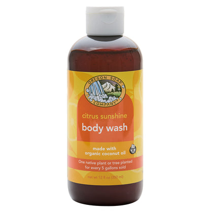 Oregon Soap Company Organic Body Wash, 12 Fl Oz, 4-Pack