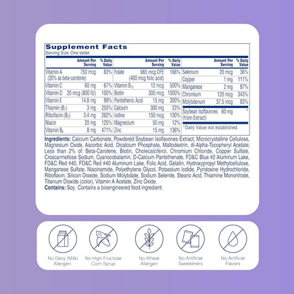 One a Day Women'S Menopause Multivitamin with Vitamin A, Vitamin C, Vitamin D, Vitamin E and Zinc for Immune Health Support, Bone Health, 50 Count
