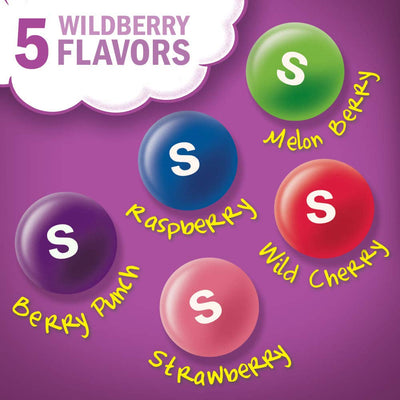 SKITTLES Wild Berry Summer Chewy Candy, Sharing Size, 15.6 Oz Bag