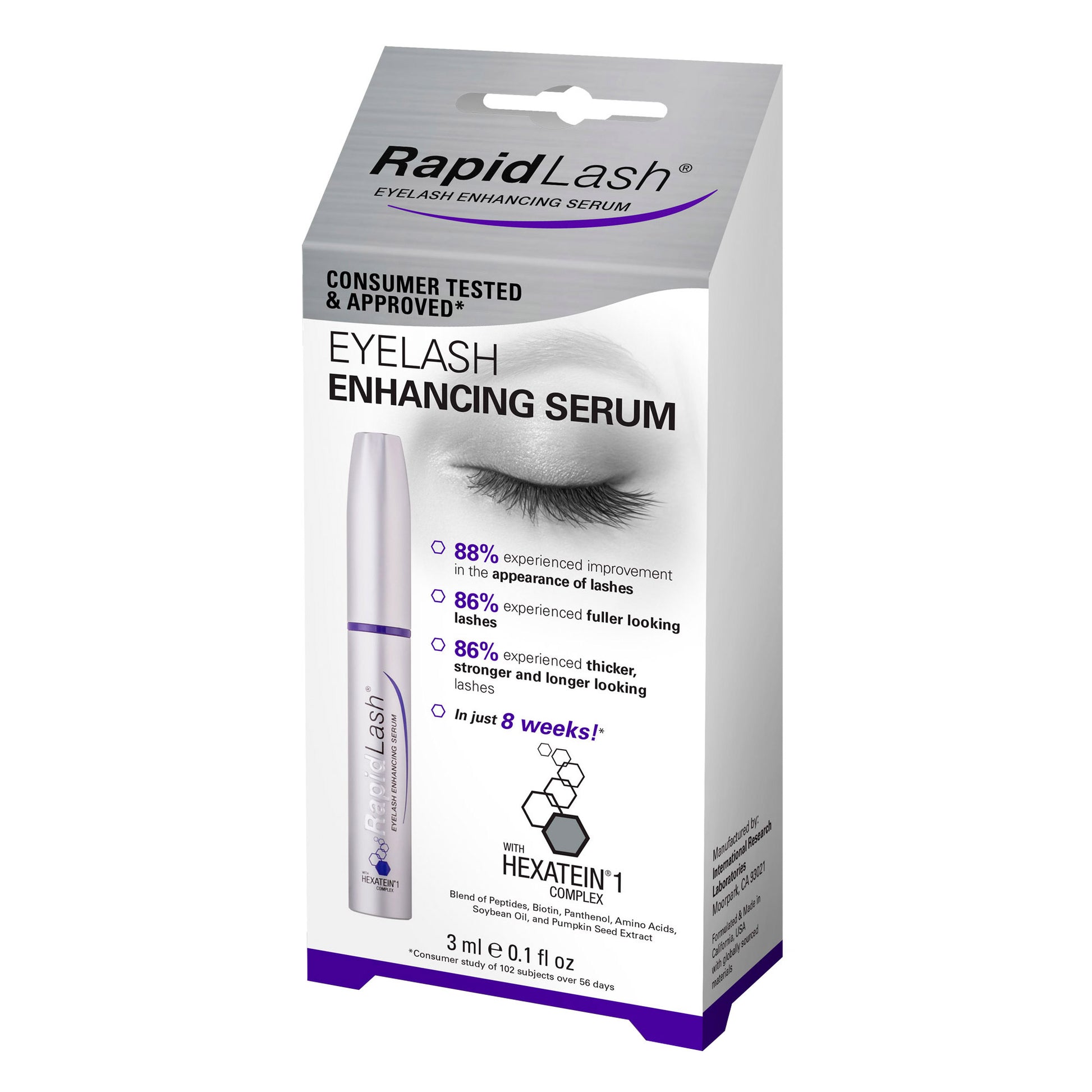 Rapidlash Eyelash Enhancing Serum, 0.1 Fl Oz, 2-Pack