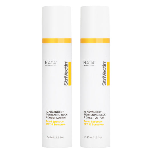Strivectin TL Advanced Tightening Neck & Chest Lotion, SPF 35, 1.5 Fl Oz, 2-Pack