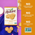 Back to Nature Peanut Butter Creme Sandwich Cookies - Dairy Free, Non-Gmo, Made with Wheat Flour & Whole Grains, Delicious & Quality Snacks, 9.6 Ounce​