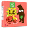 BEAR Sour - Real Fruit Yoyos - Strawberry-Apple - 0.7 Ounce (5 Count) - No Added Sugar, All Natural, Non GMO, Gluten Free, Vegan - Healthy On-The-Go Snack for Kids & Adults