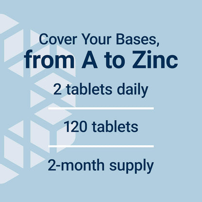 Life Extension Two-Per-Day Multivitamin - Packed with over 25 Vitamins, Minerals & Extracts -Vitamins B6, C, D - Zinc - Two-Month Supply - Non-Gmo, Gluten-Free - 120 Tablets