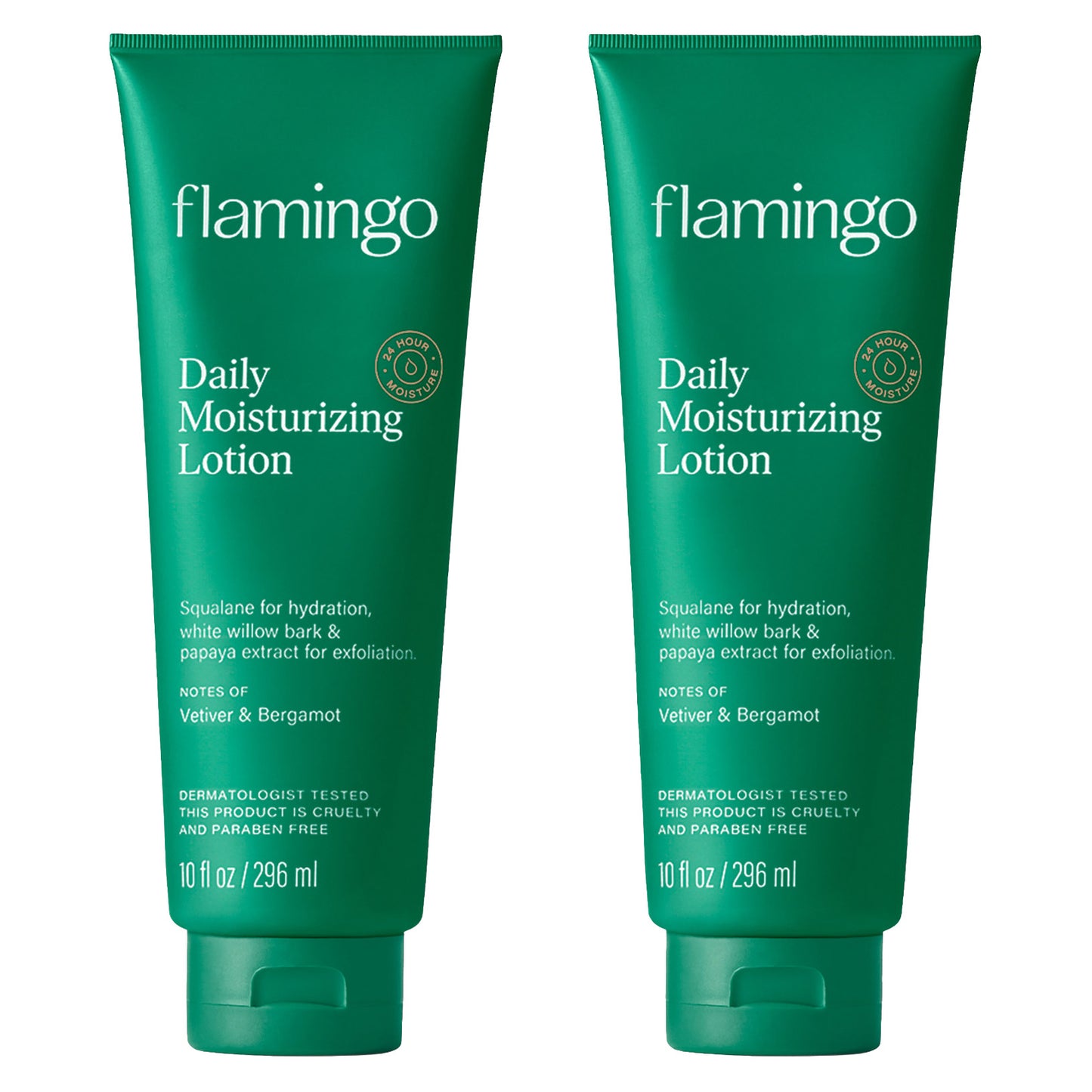 Flamingo Daily Moisturizing Lotion, 10 Fl Oz, 2-Pack