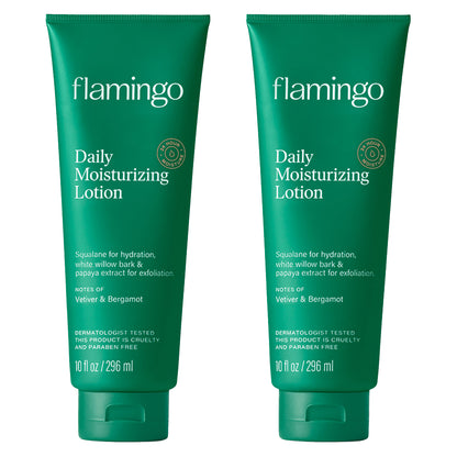 Flamingo Daily Moisturizing Lotion, 10 Fl Oz, 2-Pack