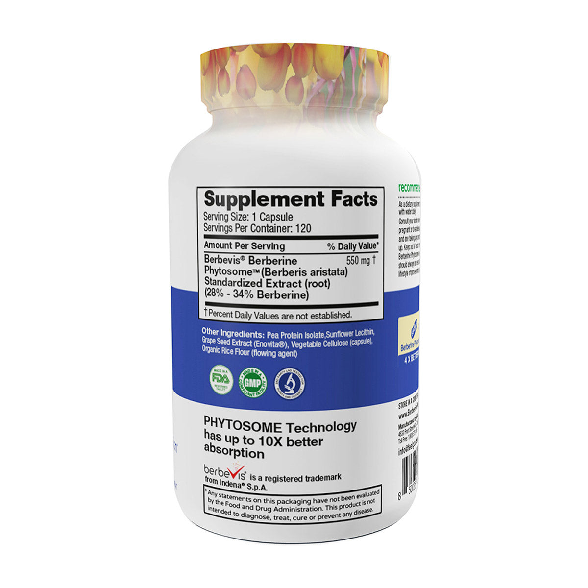 FEELGOOD Berberine Phytosome, 120 Vegan Capsules