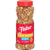 Fisher Snack Honey Roasted Dry Roasted Peanuts, 14 Ounces, Made with Real Honey, 100% Recyclable
