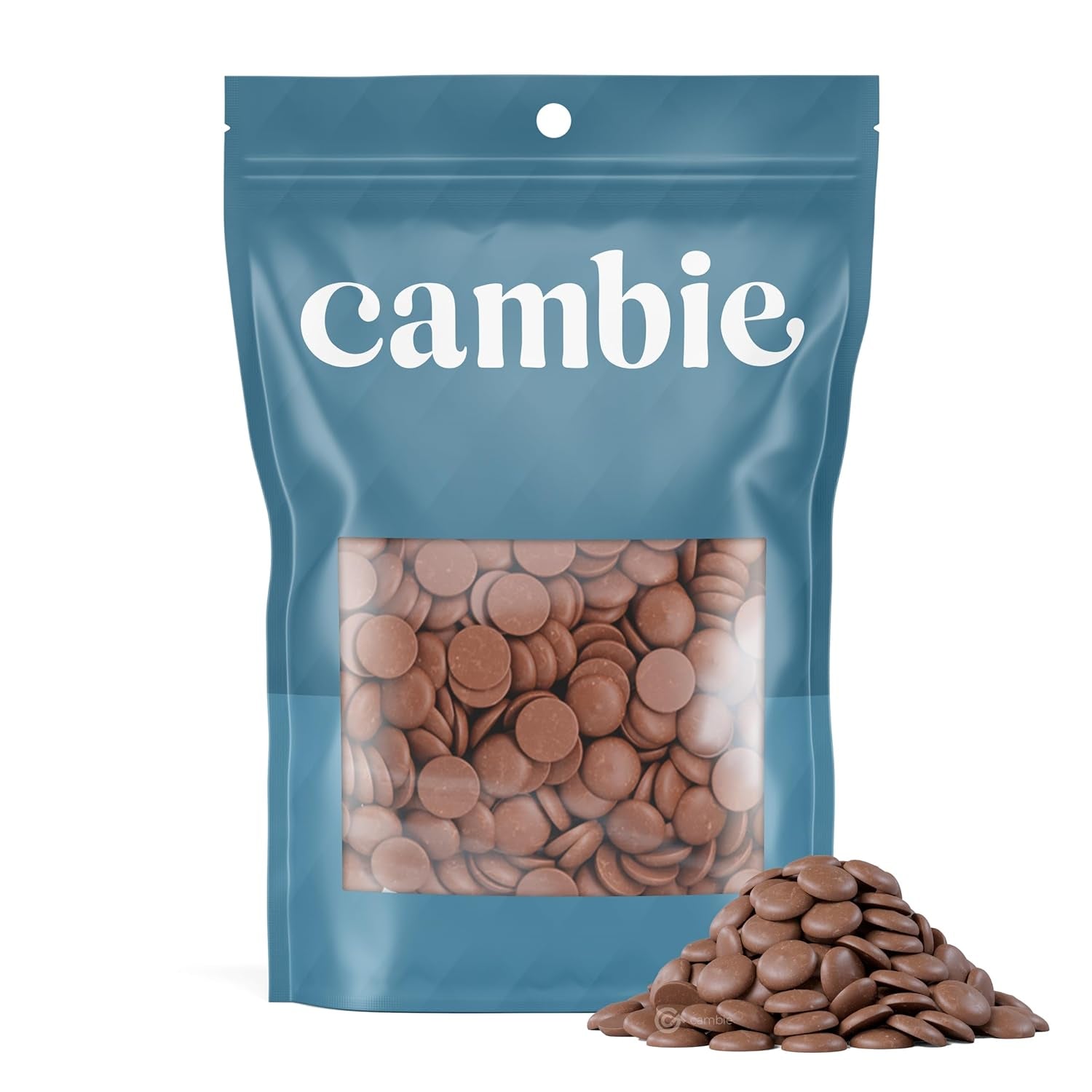 Cambie Melting Chocolate Wafers Melts - 2 Pounds Premium Quality, Case of 8