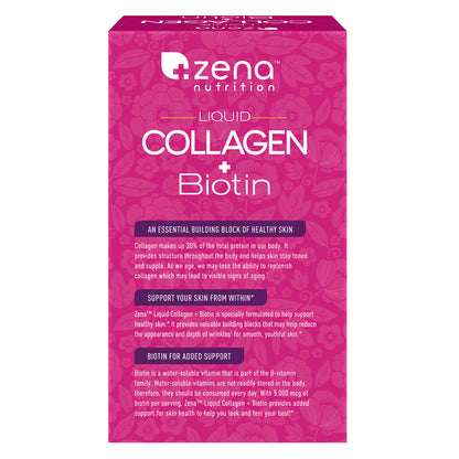 Zena Liquid Collagen + Biotin, 30 Fluid Ounces