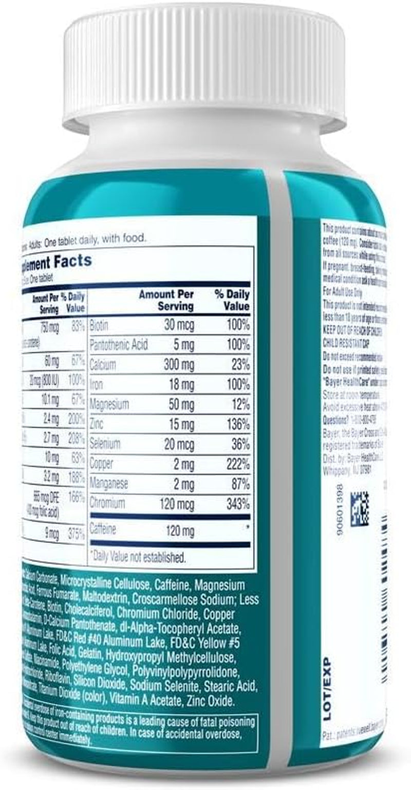 One a Day Women'S Active Metabolism Daily Essential, Multivitamin for Women, Metabolism Support, Vitamins for Women with All 8 B-Vitamins, Vitamin D, Magnesium & More,120 Count