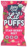 Lesserevil Organic Strawberry Beet Lil' Puffs, 2.5 OZ