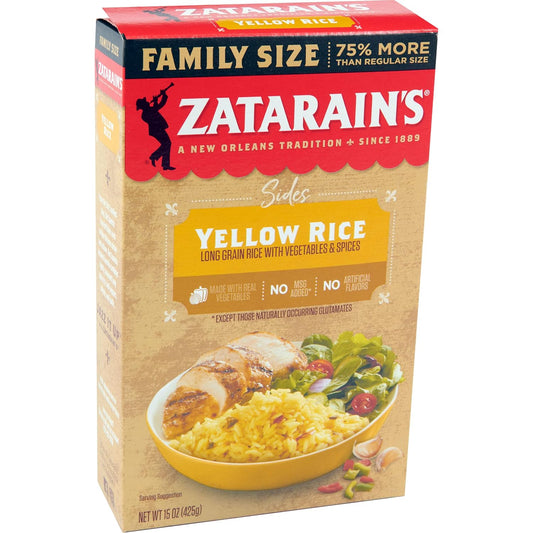 Zatarain'S Family Size Yellow Rice, 15 Oz Case of 12