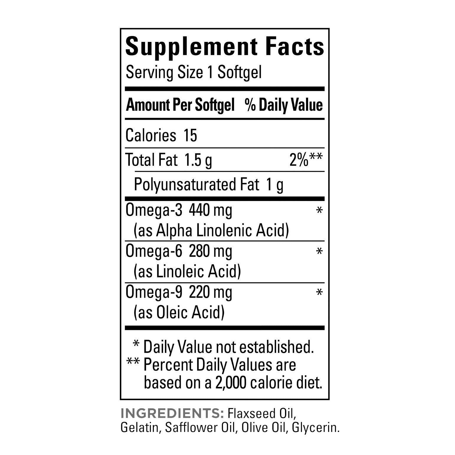 Nature Made Triple Omega 3-6-9, 180 Softgels