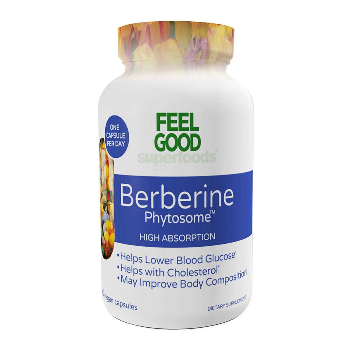 FEELGOOD Berberine Phytosome, 120 Vegan Capsules