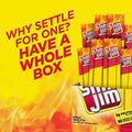 Slim Jim Snack-Sized Smoked Meat Stick, Original Flavor, Multi-Pack, .28 Oz Stick 14-Count, 3.92Oz