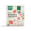 , Organic Strawberry Applesauce 4 Pack, 3.2 Ounce