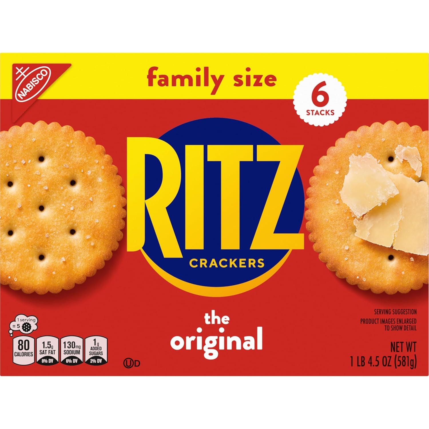 RITZ Original Crackers, 20.5 Oz Case of 6