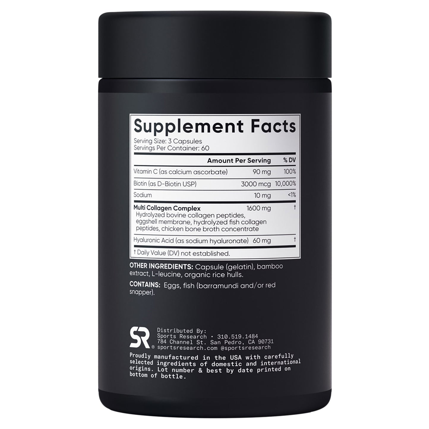 Sports Research Multi Collagen, 180 Capsules