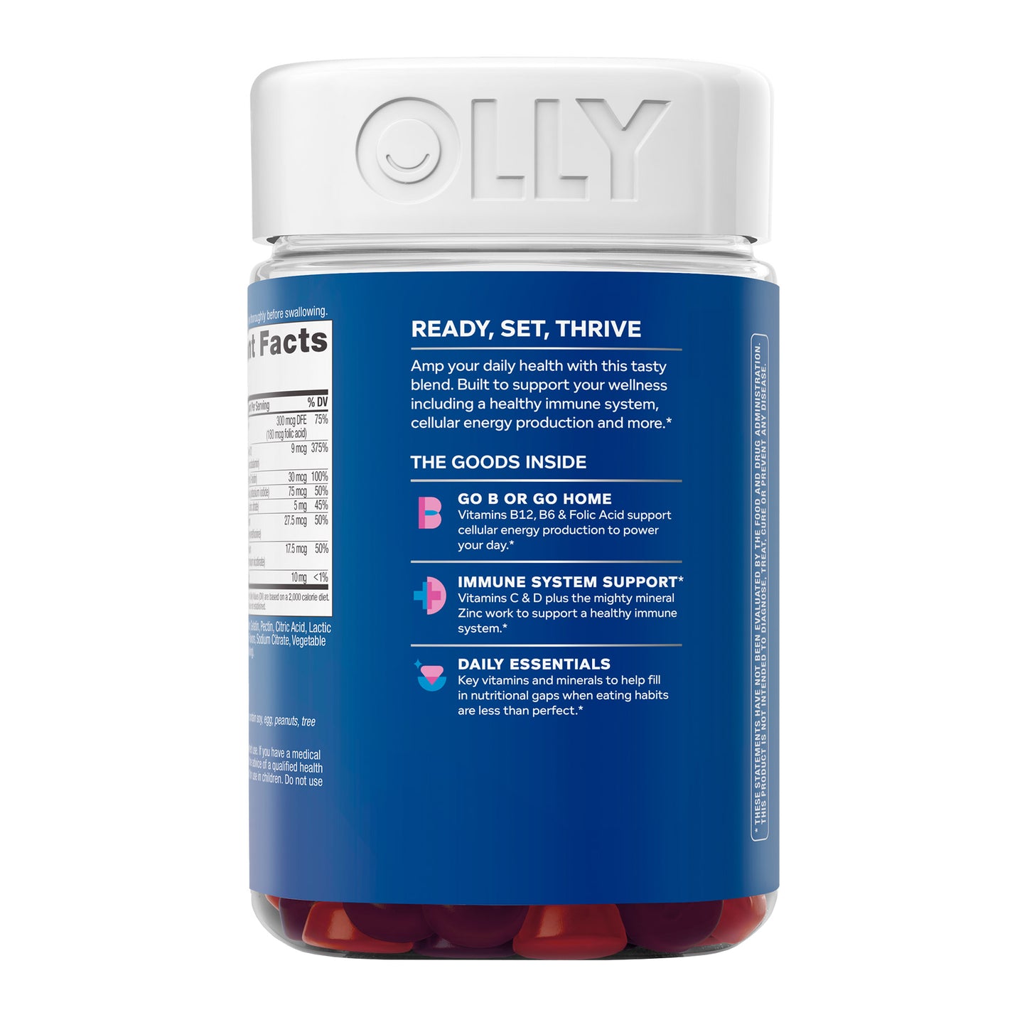 OLLY Men'S Multivitamin Gummy, 200 Gummies