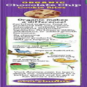 Annie'S Organic Chocolate Chip Cookie Bites, 6.5 Oz.
