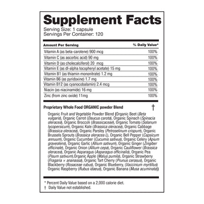 FEELGOOD Vita Fruits & Veggies, 120 Capsules