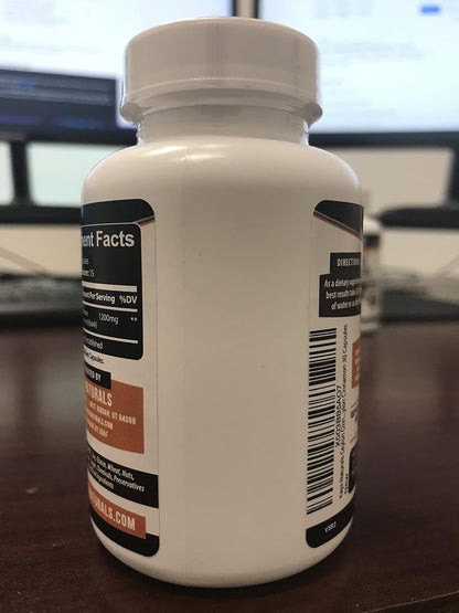 Naturals Ceylon Cinnamon Supplement | 1200Mg per Serving, Vegan - Non-Gmo & Gluten Free - 30 Capsules