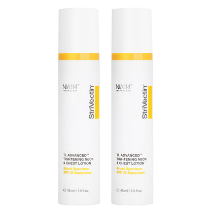 Strivectin TL Advanced Tightening Neck & Chest Lotion, SPF 35, 1.5 Fl Oz, 2-Pack