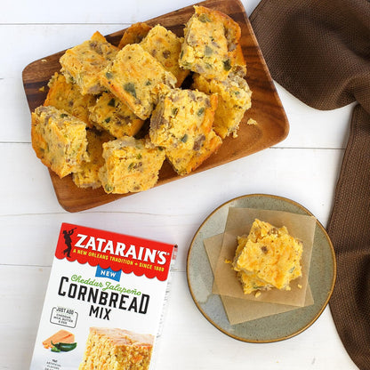 Zatarain'S Cheddar Jalapeño Cornbread Mix, 12.5 Oz Case of 12